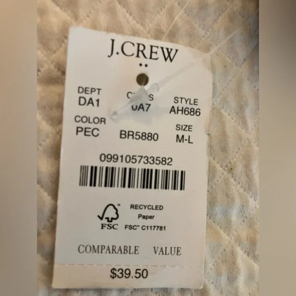 J Crew Classic brown leather, brass buckle dress belt M/L 36” preppy core - Picture 7 of 9